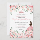 フローラフォト赤面ピンクキンセアニェラ 招待状 (正面)