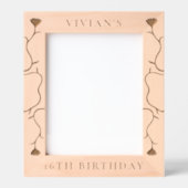 フローラフォレストの個人用写真 レーザー彫刻フレーム (正面)