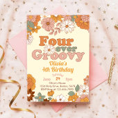 フローラフォーエバーグルーヴィー4th誕生日招待状 招待状