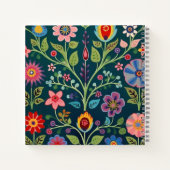 フローラフォークモチーフ ノートブック (裏面)