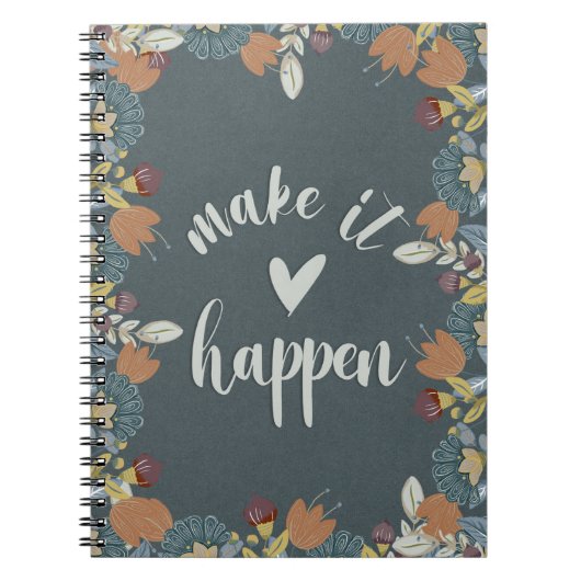 フローラフォーク芸術 ノートブック (正面)