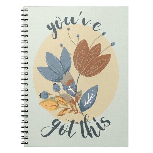 フローラフォーク芸術 ノートブック (正面)