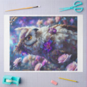 フローラフクロウ2 薄葉紙 (クラフト)