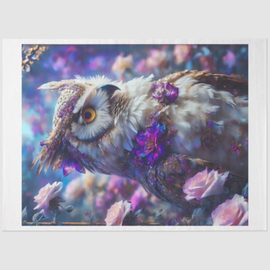 フローラフクロウ2 薄葉紙 (正面)