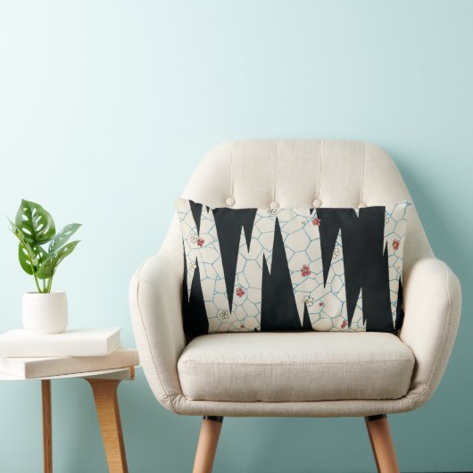 フローラフットパスランバーピロー渡辺聖亭アート ランバークッション (椅子)