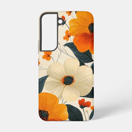 フローラフュージョン電話ケース SAMSUNG GALAXYケース (裏面)