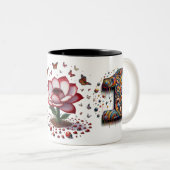 "フローラフュージョンMag:スタイルでsip" ツートーンマグカップ (正面右)