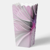 フローラフラクタルモダン抽象芸術フラワーピンク フェイバーボックス (裏面)