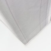 フローラフラクタルモダン抽象芸術フラワーピンク フリースブランケット (角)