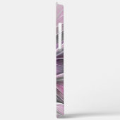 フローラフラクタルモダン抽象芸術フラワーピンク Case-Mate iPhoneケース (裏面 / 左)