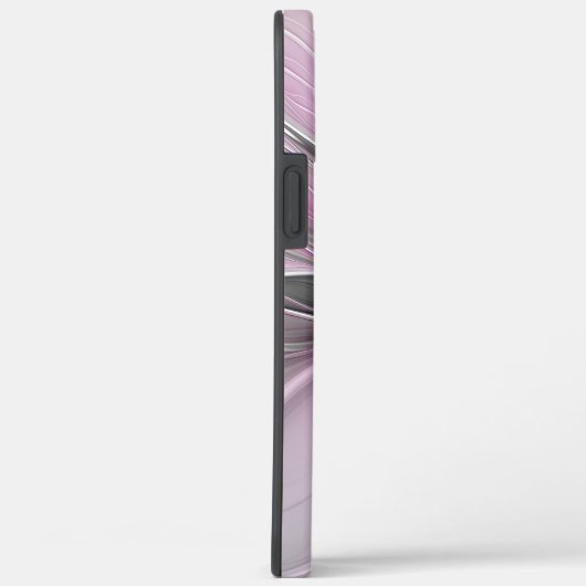 フローラフラクタルモダン抽象芸術フラワーピンク Case-Mate iPhoneケース (裏面 / 右)