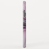 フローラフラクタルモダン抽象芸術フラワーピンク Case-Mate iPhoneケース (裏面/右)