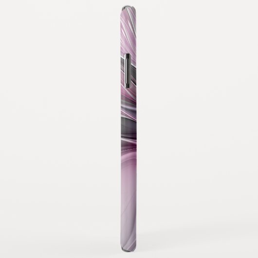 フローラフラクタルモダン抽象芸術フラワーピンク Case-Mate iPhoneケース (裏面/右)