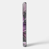 フローラフラクタルモダン抽象芸術フラワーピンク Case-Mate iPhoneケース (裏面 / 左)