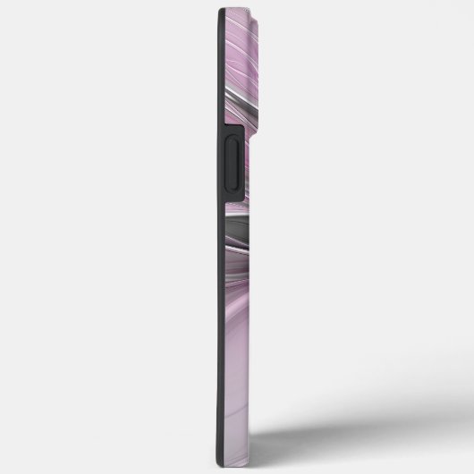 フローラフラクタルモダン抽象芸術フラワーピンク Case-Mate iPhoneケース (裏面 / 右)