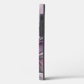 フローラフラクタルモダン抽象芸術フラワーピンク Case-Mate iPhoneケース (裏面 / 左)