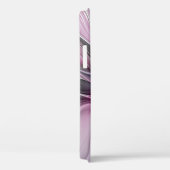 フローラフラクタルモダン抽象芸術フラワーピンク Case-Mate iPhoneケース (裏面 / 右)