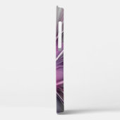 フローラフラクタルモダン抽象芸術フラワーピンク Case-Mate iPhoneケース (裏面 / 左)