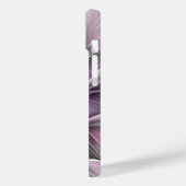 フローラフラクタルモダン抽象芸術フラワーピンク Case-Mate iPhoneケース (裏面 / 左)