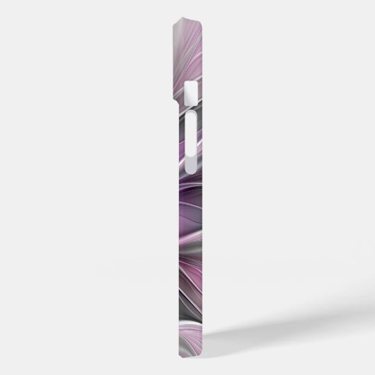 フローラフラクタルモダン抽象芸術フラワーピンク Case-Mate iPhoneケース (裏面 / 左)