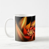 フローラフラクタル・アート コーヒーマグカップ (左)