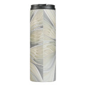 フローラフラクタル、ファンタジーフラワーとアースカラー タンブラー (裏面)