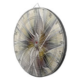 フローラフラクタル、ファンタジーフラワーとアースカラー ダーツボード (正面右)