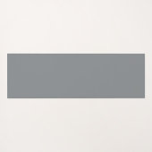 フローラフラッモダンタル抽象芸術ブルーグレー ヨガマット (裏面(横))