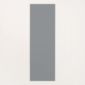 フローラフラッモダンタル抽象芸術ブルーグレー ヨガマット (裏面)