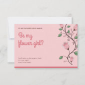 フローラフラワーガール結婚ズカード 招待状 (正面)