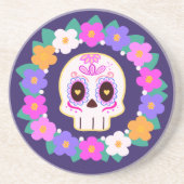 フローラフラワーシュガースカル コースター (正面)