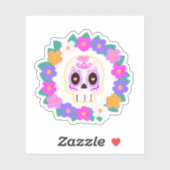 フローラフラワーシュガースカル シール (シート)