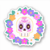 フローラフラワーシュガースカル シール (正面)