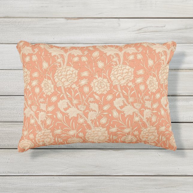 フローラフラワーズウィリアムモリスワイルドチューリップ アウトドアクッション (正面)