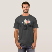 フローラフラワーズウォーターおもしろいカラー最高のブラザー Tシャツ (正面フル)