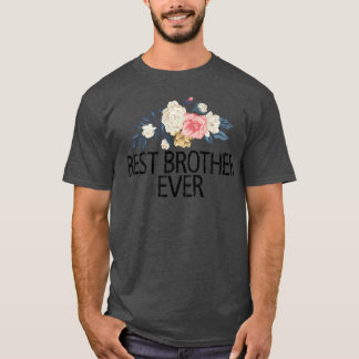 フローラフラワーズウォーターおもしろいカラー最高のブラザー Tシャツ