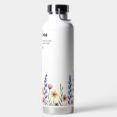 フローラフラワーハッピー母32ozウォーターボトル ウォーターボトル (左面)