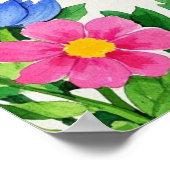 フローラフラワーワールド最高のズママ ポスター (角)