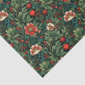 フローラフランスのの喜び：赤と緑のクリスマス 薄葉紙 (詳細)