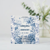 フローラフランスのトイルブルー招待状 (スタンド正面)