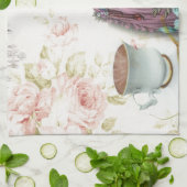 フローラフランスのパリティーパーティーマリーアントワネット キッチンタオル (折り畳み)