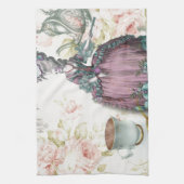 フローラフランスのパリティーパーティーマリーアントワネット キッチンタオル (縦)