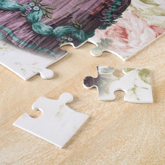 フローラフランスのパリティーパーティーマリーアントワネット ジグソーパズル (側面)