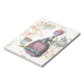 フローラフランスのパリティーパーティーマリーアントワネット ノートパッド (回転)