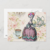 フローラフランスのパリティーパーティーマリーアントワネット ポストカード (正面/裏面)