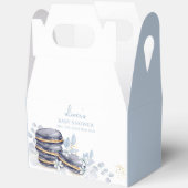 フローラフランスのボンジュールベベマカロンベビーシャワー フェイバーボックス (見開き)