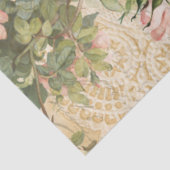 フローラフランスのヴィンテージバラエフェメラデクページ 薄葉紙 (詳細)