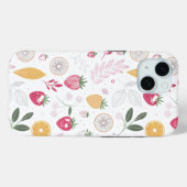 フローラフルーツパターンiPhone / iPadケース Case-Mate iPhoneケース (裏面 (横))