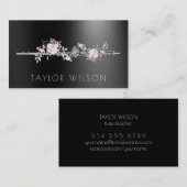 フローラフルート(ブラック先生名刺) 名刺 (正面/裏面)