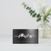 フローラフルート(ブラック先生名刺) 名刺 (スタンド正面)